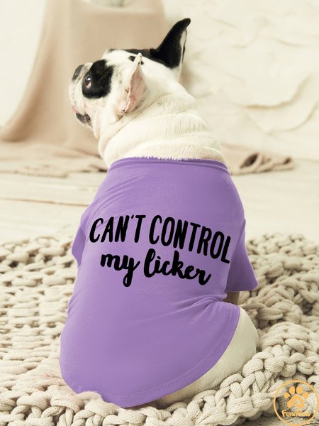 

Can’t Control Pet Matching T-Shirt, Purple, Pet T-shirts
