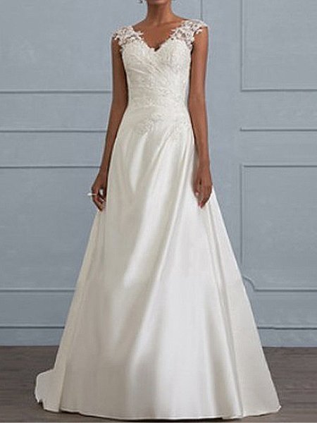 

Fashion Sexy Lace Stitching Suspender Foemal Dress Wedding Party Elegant Women's Clothing, White, Formal Dresses
