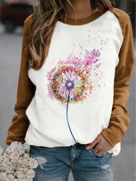 

Loose Casual Sweatshirt, Khaki, Sweatshirts & Hoodies