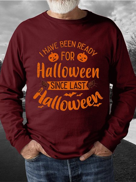 

Men’s Halloween Skull Casual Sweatshirt, Wine red, Hoodies&Sweatshirts