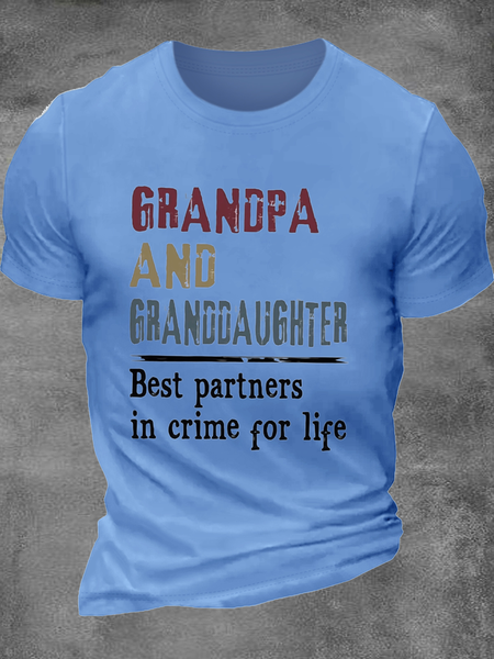

Men's Grandpa and granddaughter make lifelong crime buddies T-Shirt, Blue, T-shirts