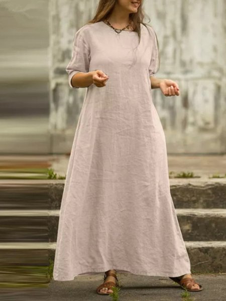Plain cotton hotsell dress