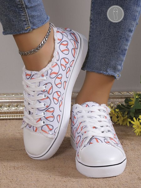 

White Heart Tennis Canvas, Sneakers