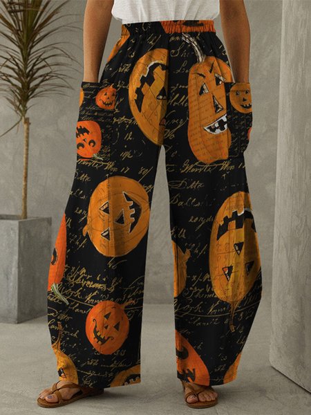 

Casual Abstract Loose Pants, Color17, Pants