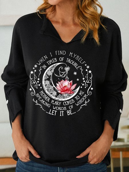 

Women's When I Find Myself Casual Sweatshirt, Black, Hoodies&Sweatshirts