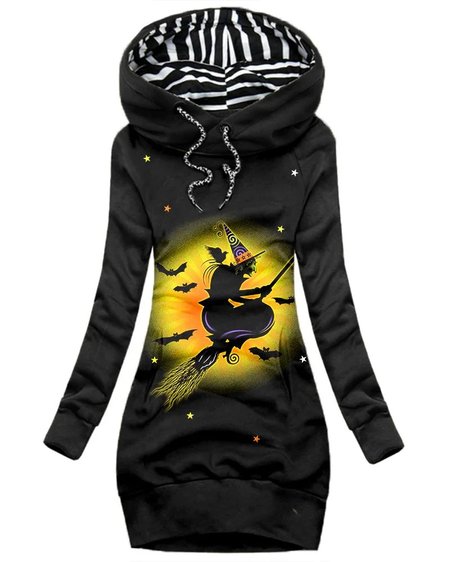 

Halloween Regular Fit Casual Sweatshirt, Black, Sweatshirts & Hoodies