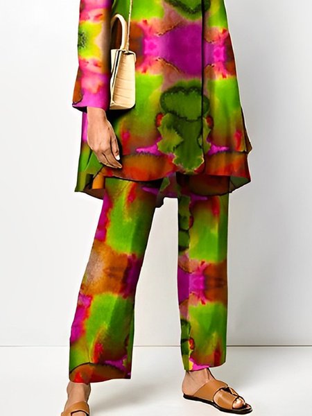 

Abstract Urban Regular Fit Fashion Pants, As picture, Pants