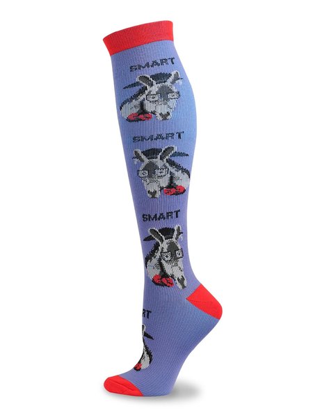 

Unicorn Giraffe Fox Zebra Hercules Cartoon Sports Fitness Calf Compression Compression Socks, Purple, Socks