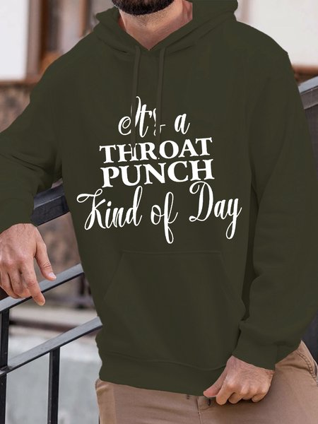 

Men’s Humor And Irony Loose Casual Hoodie Hoodie, Army green, Hoodies&Sweatshirts