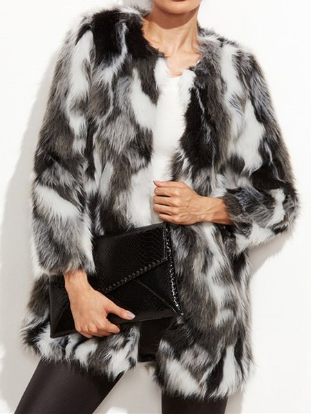 

Casual Regular Fit Leather & Faux Leather, As picture, Jackets