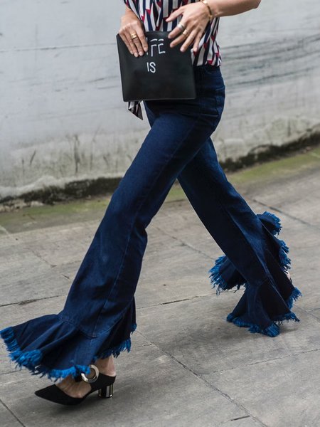 

Urban Plain Denim Regular Fit Jeans, Blue, Jeans