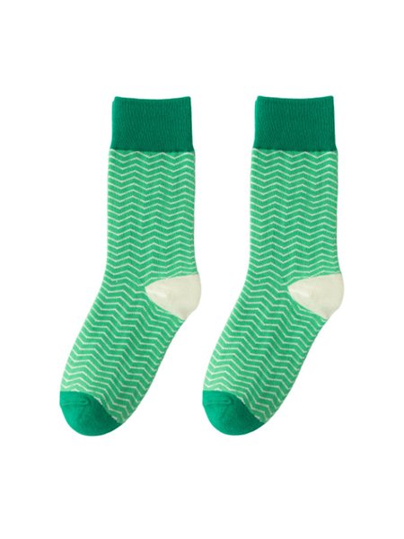 

Abstract Color Block High-Elastic Over the Calf Socks, Color15, Socks