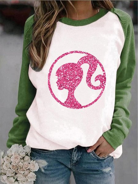 

Casual Loose Figure Sweatshirt, Green, Sweatshirts & Hoodies