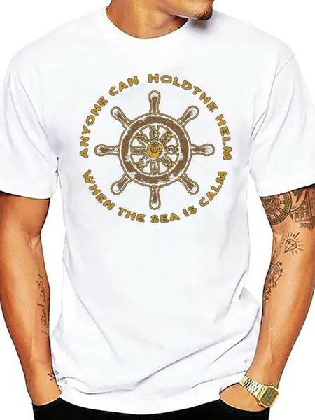 

Vintage Regular Fit Regular Sleeve Short Sleeve T-Shirt, White, T-Shirts