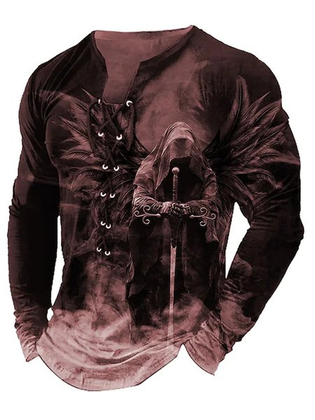 

Street Others Loose Animal Picture Long Sleeve T-Shirt, Color7, Long Sleeves