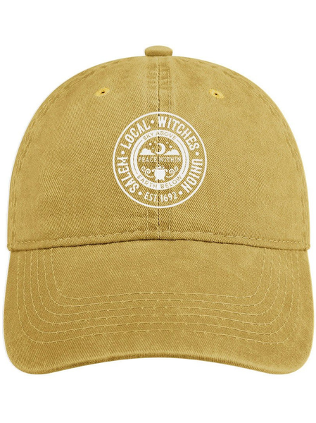 

Men's /Women's Salem Local Witches Coalition Denim Hat, Yellow, Hats