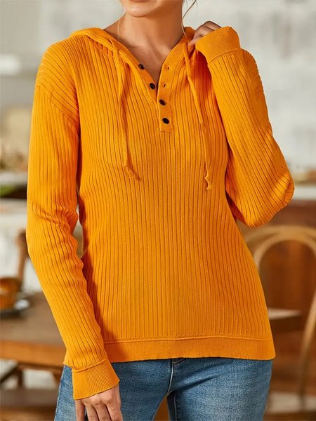 

Regular Fit Casual Hoodie Shirt, Orange, Shirts & Blouses