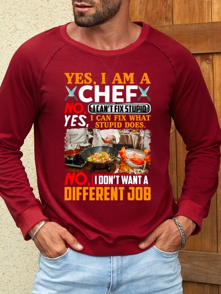 

Men’s Humor And Irony Cotton-Blend Casual Sweatshirt, Red, Hoodies&Sweatshirts