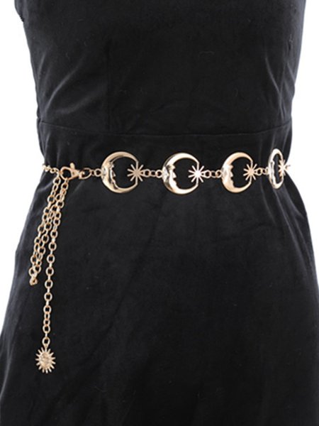 

Luna Gothic bBelt Waist Chain, Golden, Belts