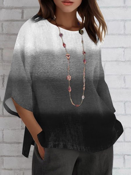 

Casual Crew Neck Shirt, Color9, Shirts & Blouses