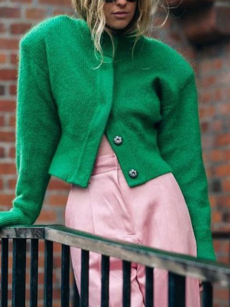 

Urban Regular Fit Plain Cardigan, Green, Cardigans