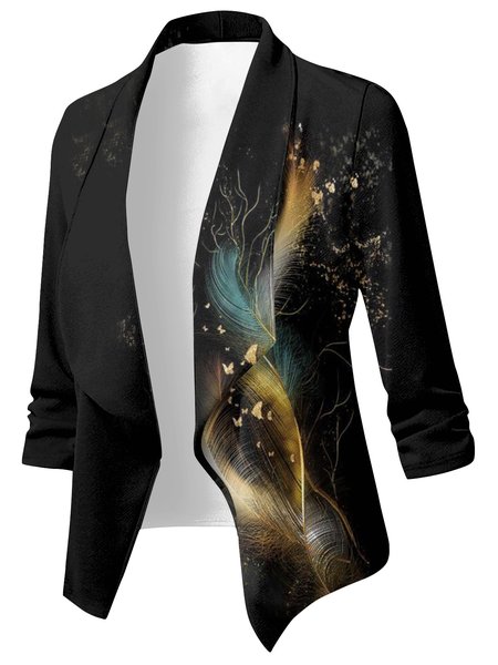 

Casual Abstract Loose Blazer, Color8, Blazers