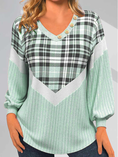 

Casual Loose Buckle Sweatshirt, Green, Sweatshirts & Hoodies
