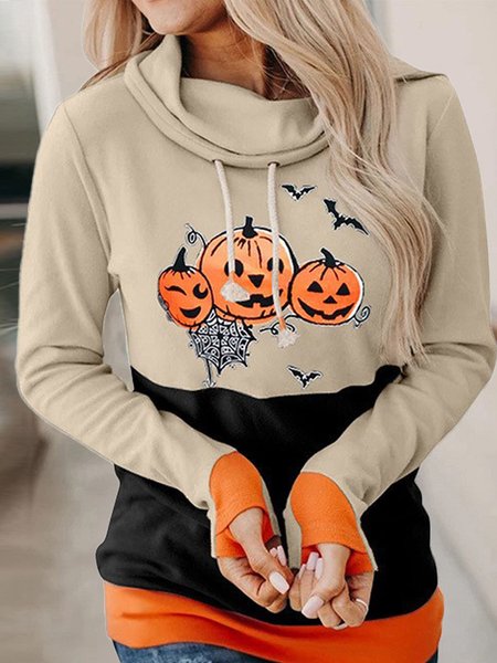 

Casual Hoodie Halloween (pumpkin) Hoodie, Multicolor, Hoodies & Sweatshirts