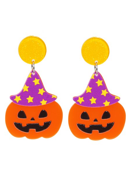 

Halloween Earrings, Orange, Earrings
