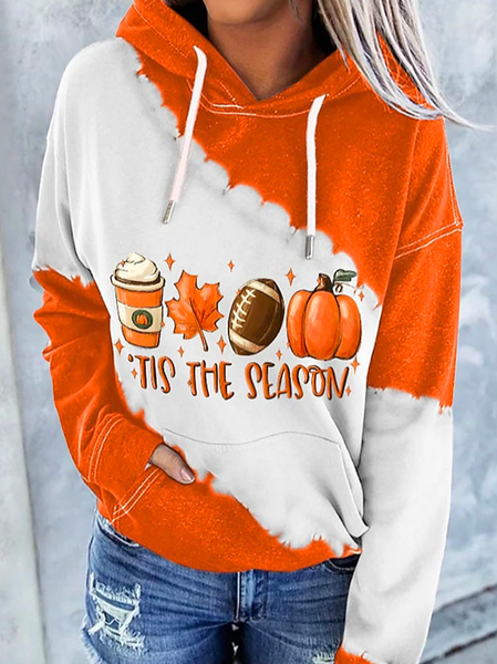 

Halloween Casual Hoodie Halloween Hoodie Long Sleeve Hoodie, Orange, Sweatshirts & Hoodies