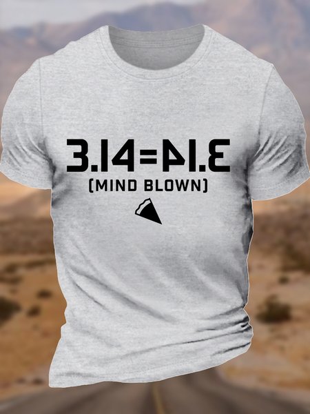 

Women's Crew Neck Casual Funny Math T-Shirt, Light gray, T-shirts