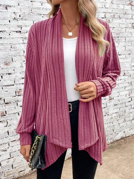 

Women's textured Casual Cardigan, Rose, Coats