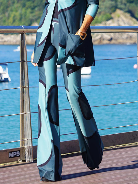 

Urban Regular Fit Medium Elasticity Fashion Long Pants Straight pants, As picture, Pants