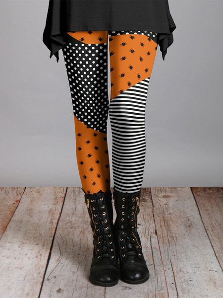 

Casual Regular Fit Legging, Orange, Leggings