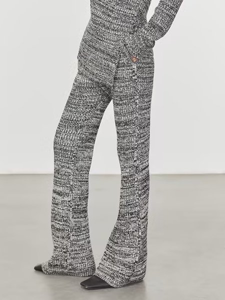 

Regular Fit Urban Long Plain Pants, Gray, Pants