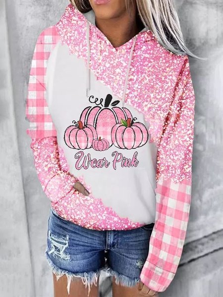 

Casual Regular Fit Ombre Hoodie Hoodie, Pink, Sweatshirts & Hoodies
