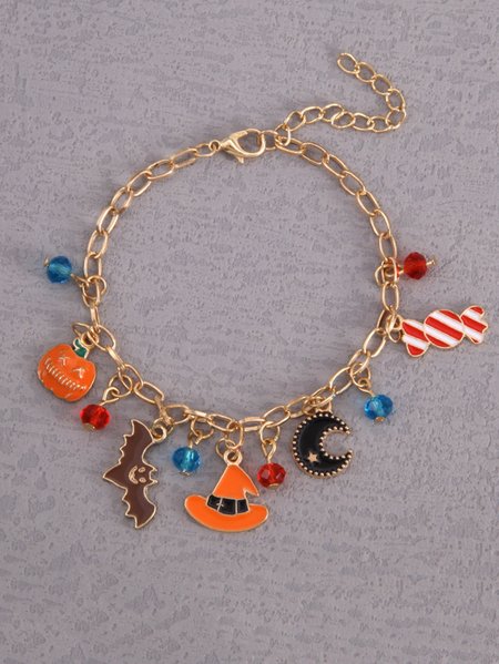 

Halloween Cartoon Cat Ghost Chain Bracelets, Color2, Bracelets