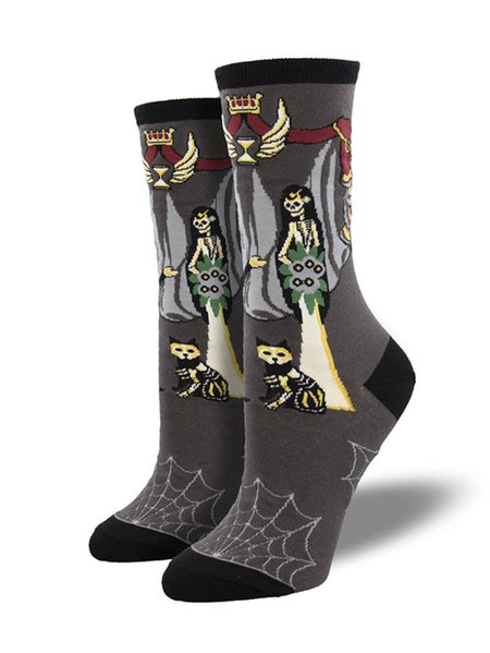 

Halloween Pumpkin Owl Over the Calf Socks, Color12, Socks
