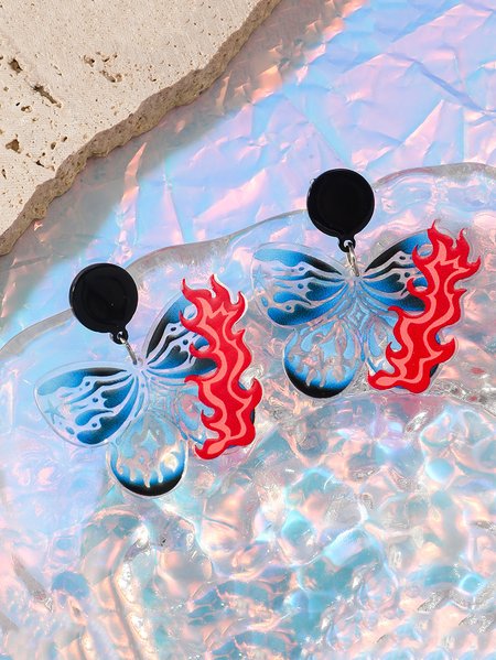 

Halloween Spider Web Butterfly Dangle Earrings, Color6, Earrings