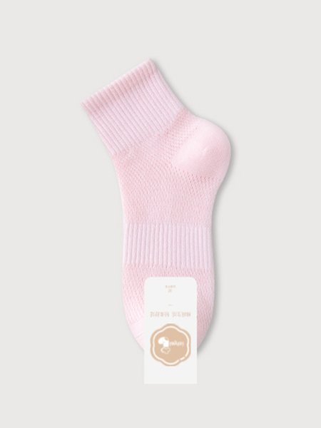 

1pair Women High-Elastic Breathable Mid-calf Socks, Pink, Socks
