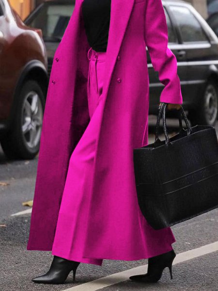 

Urban Plain Regular Fit Pants, Deep pink, Pants