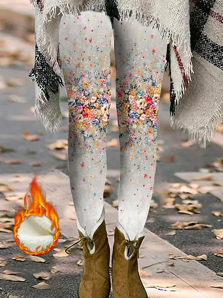 

Regular Fit Casual Legging, White, Leggings