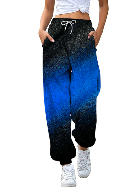 

Color Block Loose Casual Pants, Color9, Pants