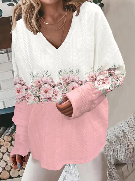 

Loose Casual Striped Sweatshirt, Color6, Sweatshirts & Hoodies
