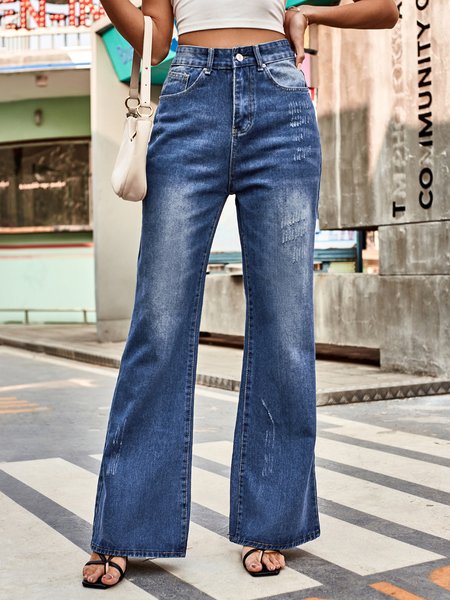 

Denim Casual Jeans, Blue, Jeans