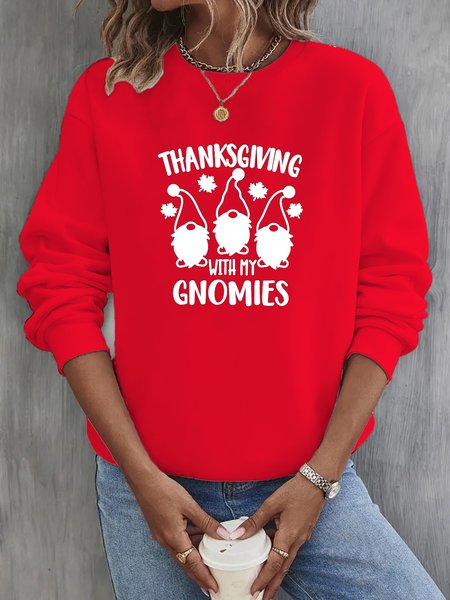

Christmas Casual Crew Neck Sweatshirt, Red, Sweatshirts & Hoodies