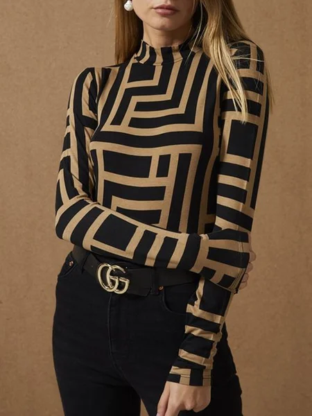 

Urban Striped Regular Fit Shirt, Black-yellow, Blouses and Shirts