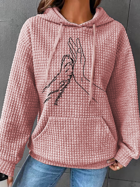 

Casual Hoodie Animal Hoodie, Pink, Hoodies&Sweatshirts