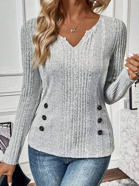 Loose Casual Buckle Shirt