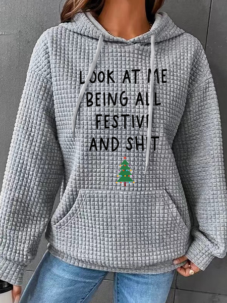 

Casual Hoodie Christmas Hoodie, Gray, Hoodies & Sweatshirts